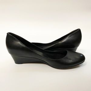 Cole Haan Leather Wedge Pumps